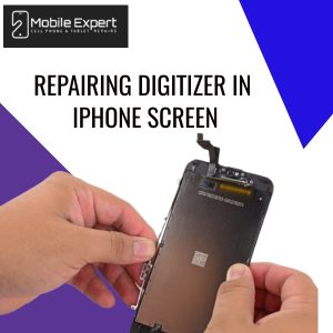 Repairing Digitizer in iPhone Screen